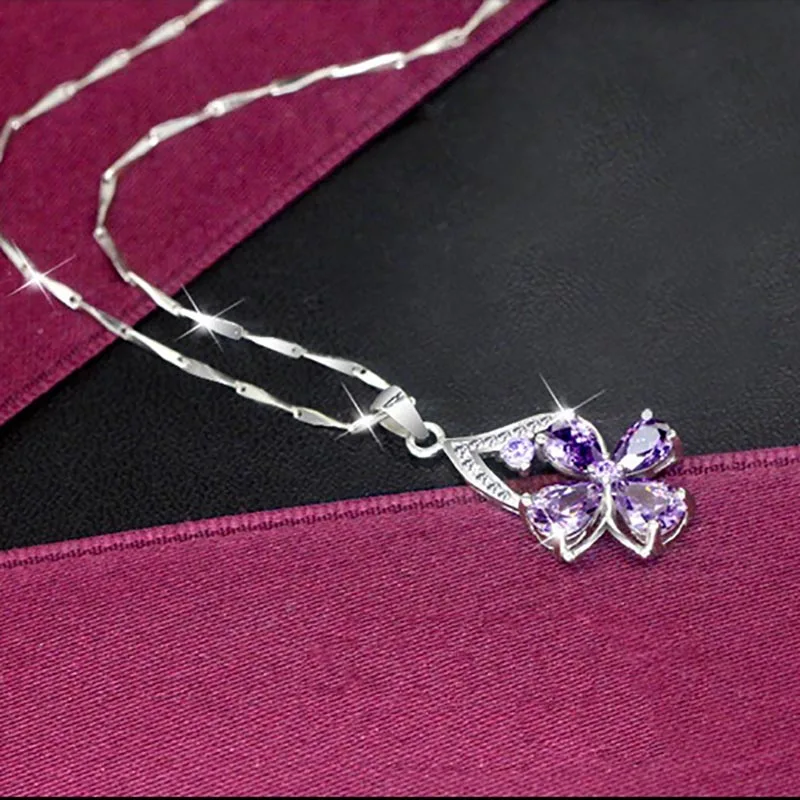 Bague Ringen, уникальный дизайн, 925 пробы, Серебряный кулон, Фиолетовый аметист, подвеска, Женские Ювелирные изделия, для помолвки, для девушек, вечерние, подарок