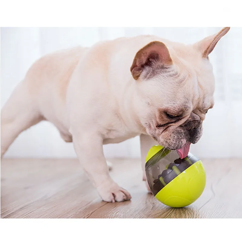 

Dog Food Dispenser Ball Toy Treat-Dispensing Bal Smarter Pet Toys Food Ball Food Dispenser Playing Training Balls Pet Supplies