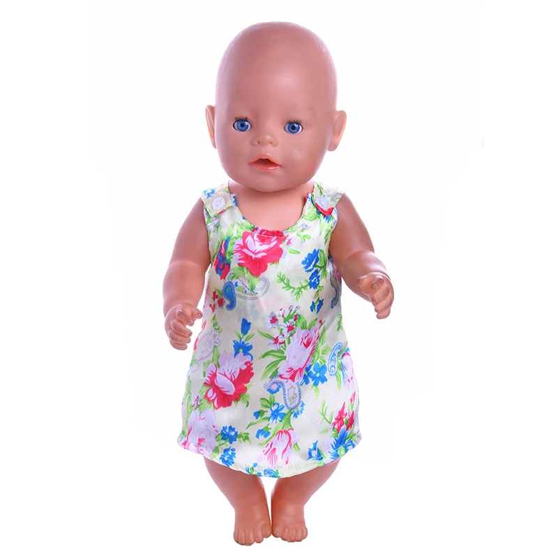 Кукольная одежда с надписью без бретелек платье подходит для 18-дюймовых