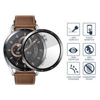 3d 2pcs pmma film for huawei watch gt 3 46mm 42mm screen protector film for watch gt3 smartwatch protective film not glass