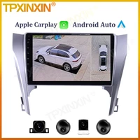 6128g for toyota camry 7 xv 50 55 2014 2017 android car multimedia player radio tape recorder video gps carplay 360 camera