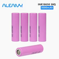 aleaivy 100 original 30q 18650 battery 3000mah hight power discharge li ion rechargeable batteries 30a larger current inr18650