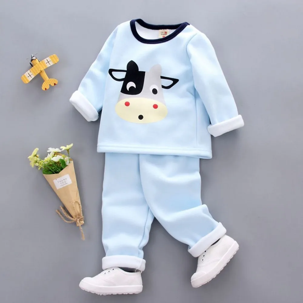 Комплекты вельветовой одежды для маленьких мальчиков и девочек детская теплая