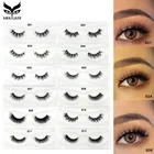 Накладные ресницы, норковые накладные ресницы 3D, пушистые, мягкие, натуральные, перекрестные, долговечные