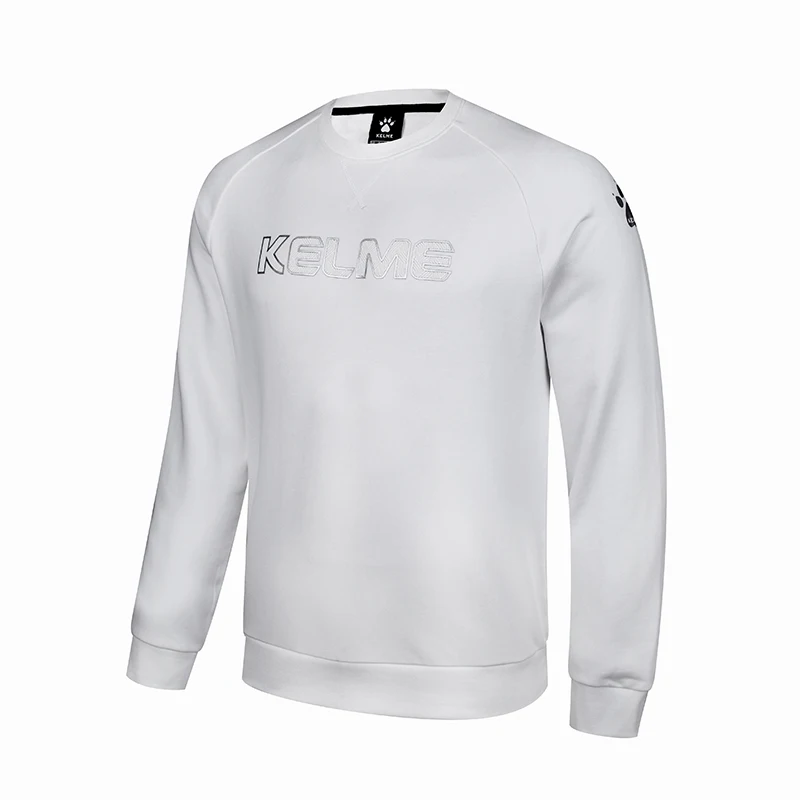 KELME мужская толстовка с круглым вырезом мужские флисовые повседневные толстовки