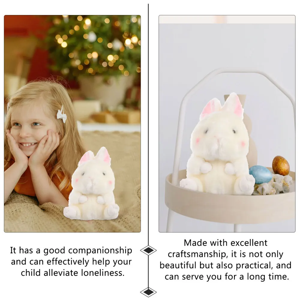 

Simulation Rabbit Plush Doll Lovely Cotton Animal Plush Throw Pillow