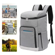 Insulated Cooler Backpack Leakproof Cooler Bag Oxford PEVA Material Convenient For Lunch Picnic Fishing Hiking Camping Beach