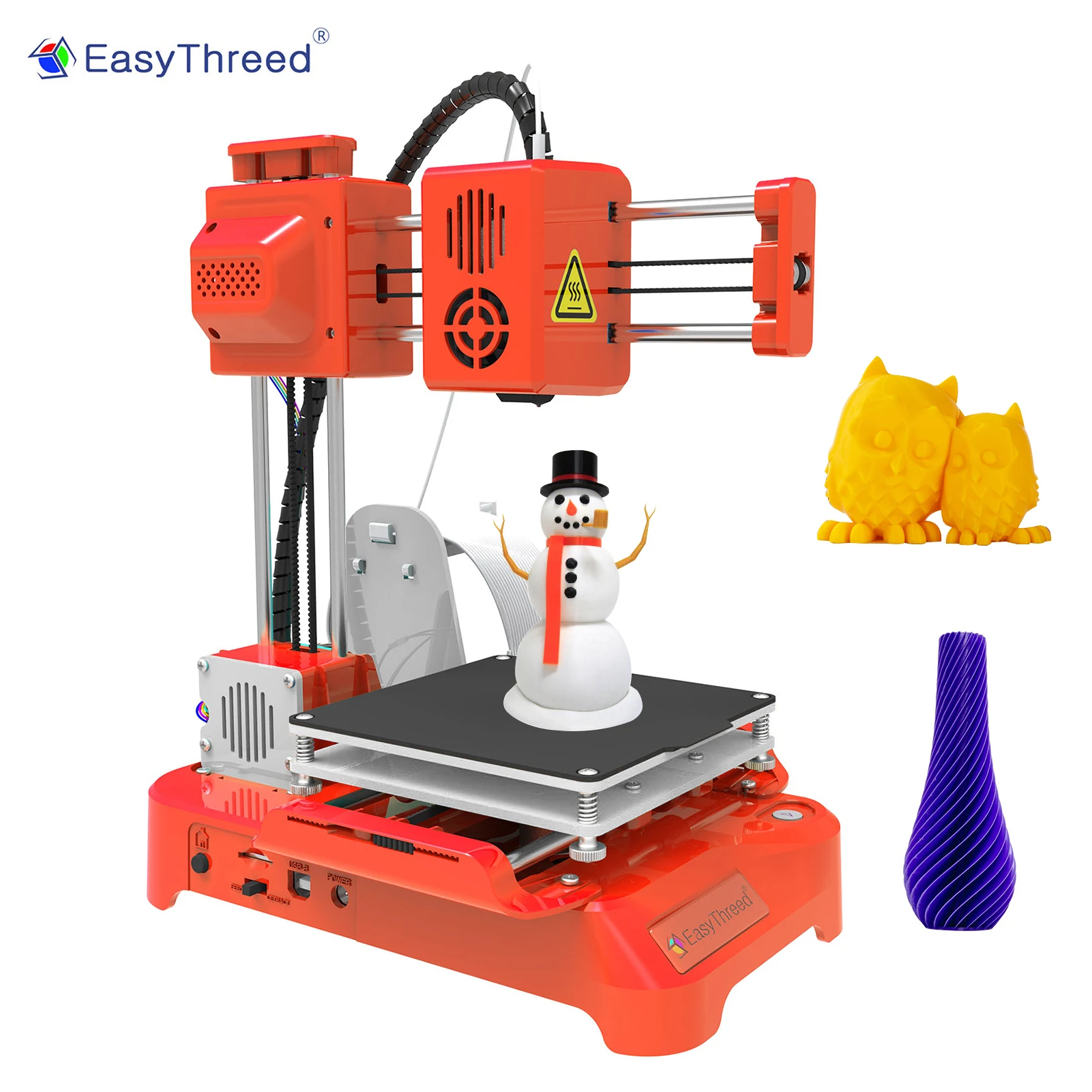 

Детский 3D принтер EasyThreed K7 для детей, настольный 3D мини-принтер 100x100x100 мм, размер печати без подогрева