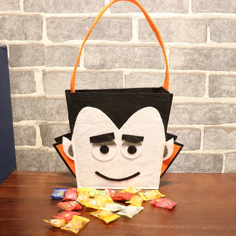 Мультяшная Сумка-тоут для Хэллоуина Детская Подарочная сумка фокусов или