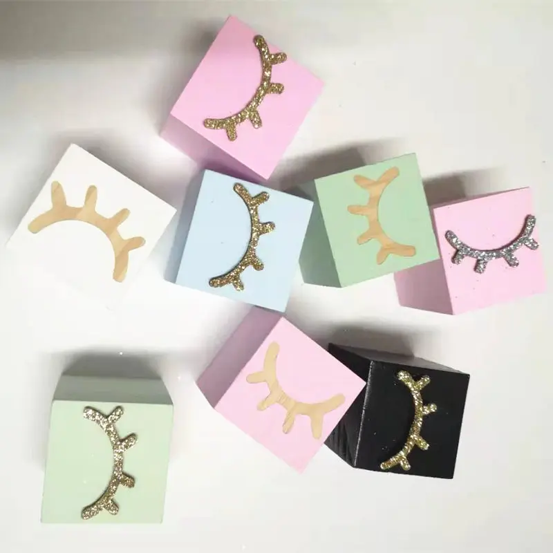 1 шт. деревянные строительные блоки для ресниц в скандинавском стиле украшение