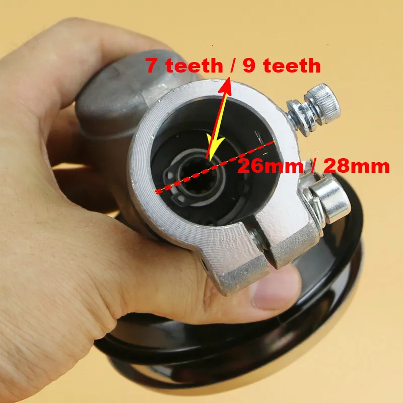 26/28 мм кусторез для травы триммер сменная шестерня квадратная универсальная
