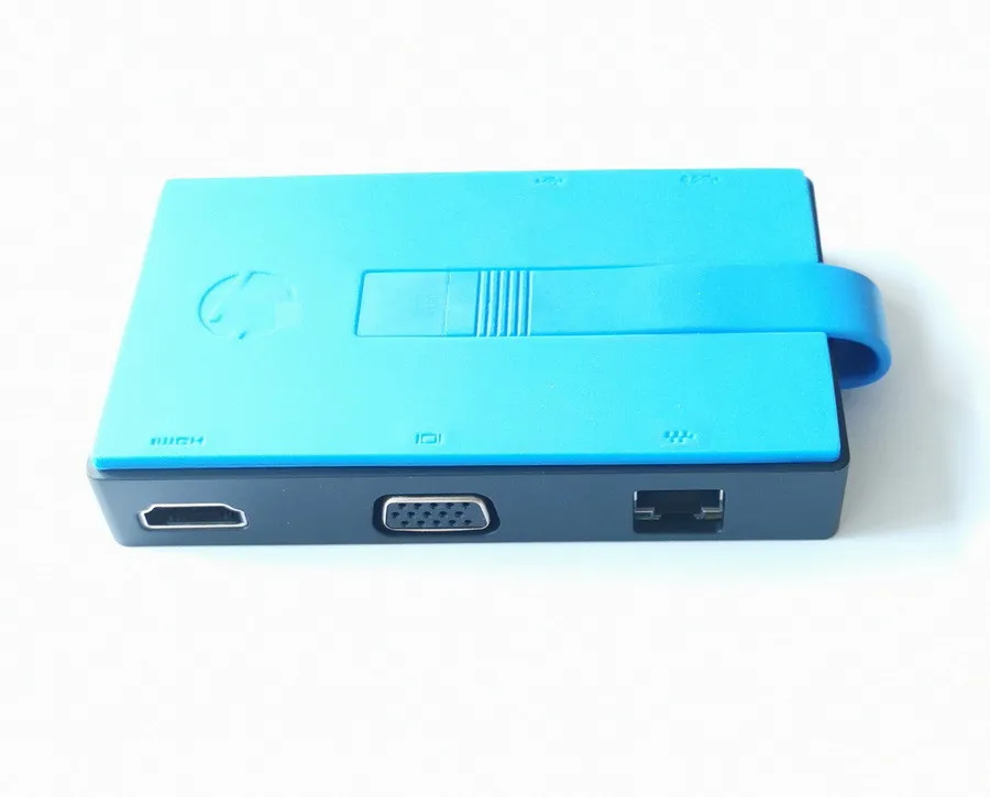 

USB 3.0 HUB converter 5-in-1 USB 3.0 to VGA HD DVI adapter TPA-I502 for HP win 10 Mac Os. video converter HDMI-compatible