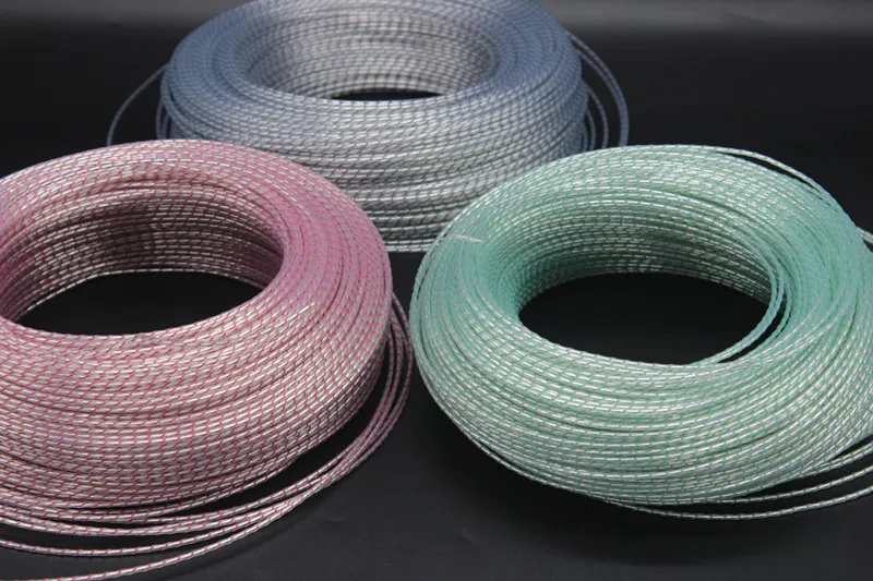 2 м высококачественный аудиокабель с серебряным покрытием и защитным кабелем для