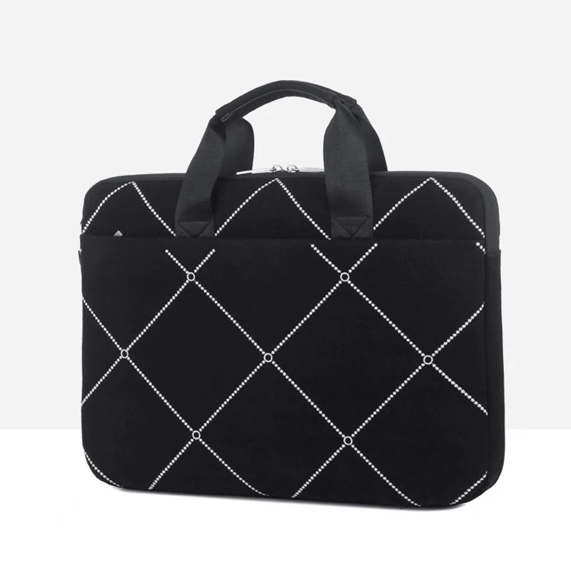 Деловой портфель унисекс сумка для ноутбука 14 дюймов вместительная из матовой