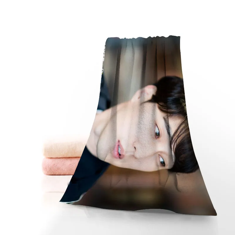 So Ji Sub Towel Printed Cotton Face/Bath Towels Microfiber Fabric For Kids Men Women Shower Towels 70X140cm