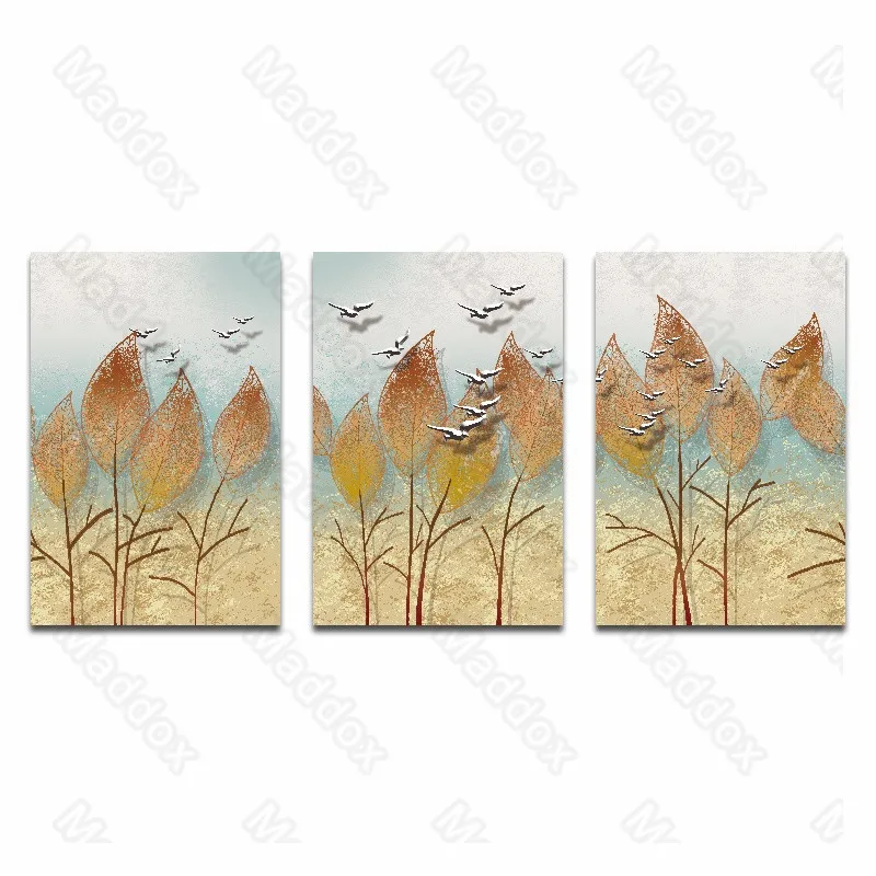 

Modern Home Decor Nordic Style Modern High-End Creative Autumn Leaves Decoration Painting Beautiful Artistic Conception