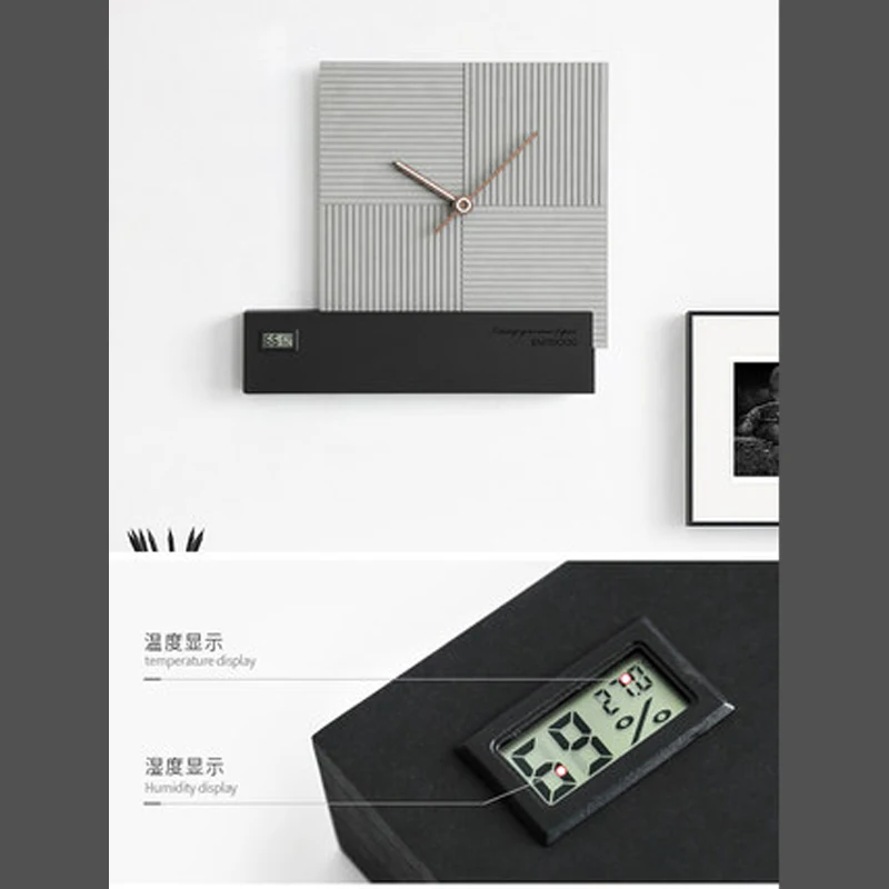 

Nordic Clock Wall Clock Living Room Home Fashion Personality Creative Light Luxury Wall Hanging Modern Minimalist Style Mute Hom