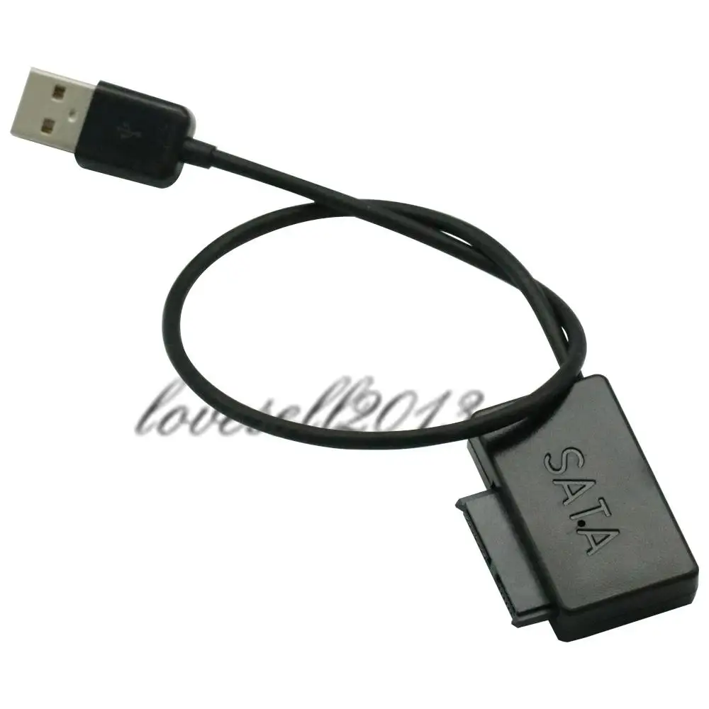 USB 2 0 к 13Pin SATA адаптер для жесткого диска кабельный разъем ноутбука CD DVD Оптический