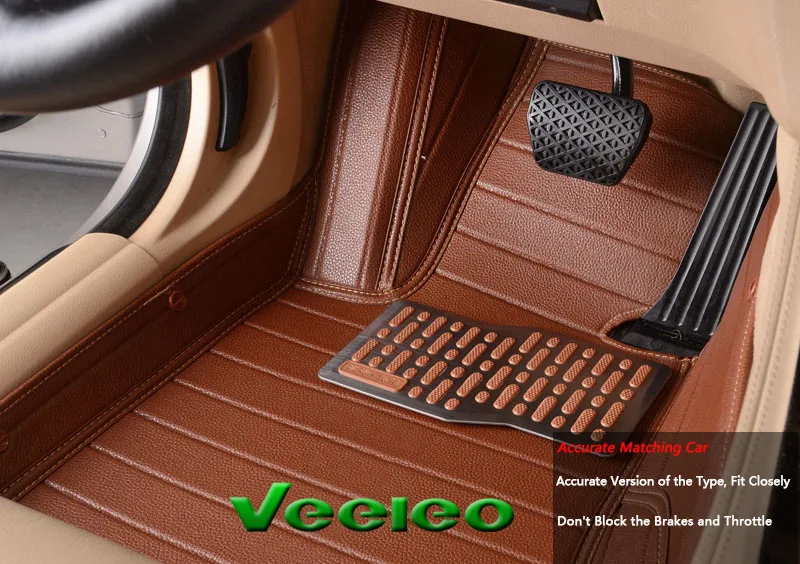 Veeleo 5 цветов автомобильные коврики для BMW X5 E70 мест 2006 2013 полный комплект