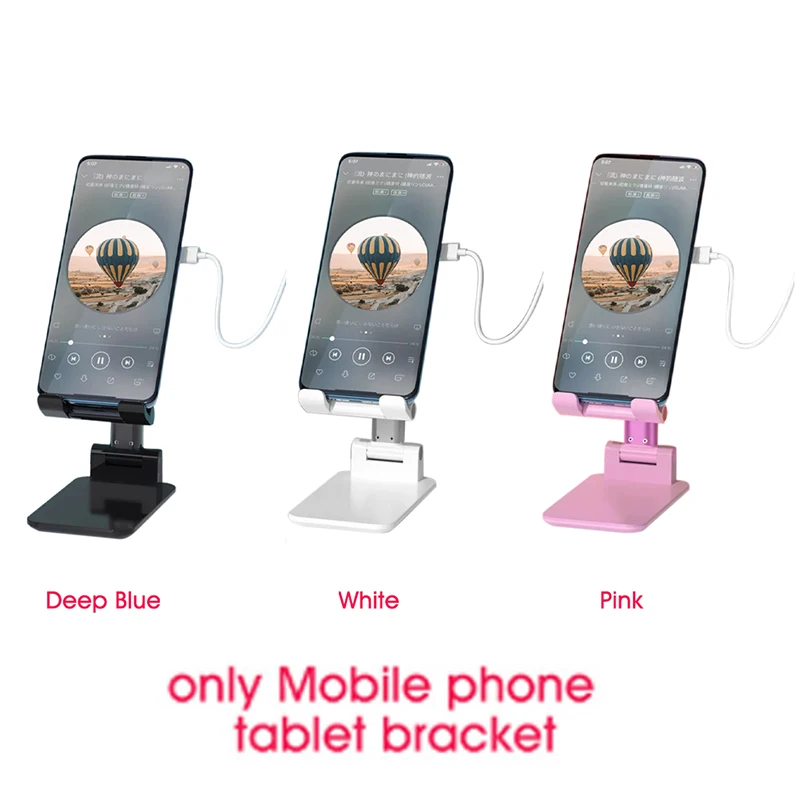 Беспроводная зарядная подставка 2 в 1 складная нескользящая из сплава для