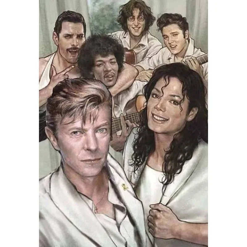 Алмазная 5d Вышивка Майкл Джексон картина из квадратных и круглых страз принц