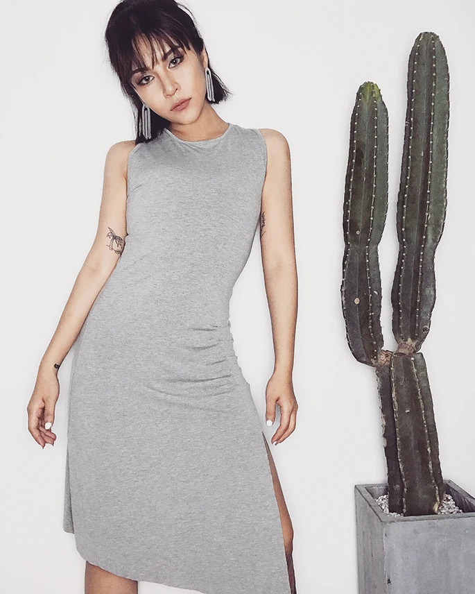 Новинка 2019 модная женская одежда пикантное облегающее эластичное однотонное