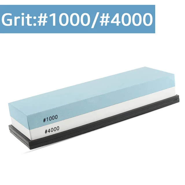 1000 4000 grit Ножи точилка для ножей, точильный камень, двойная сторона Girt Кухня точильный камень хонинговальный инструмент для 240 600 800 1000 3000 6000 Декодер каналов кабельного телевидения - Цвет: 1000 4000 grit