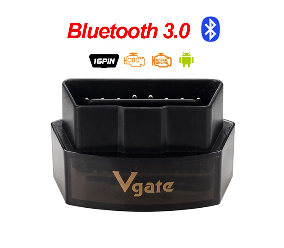 Konnwei KW903 4,0 Bluetooth для Android и IOS системы ODB2 сканер штрих-кода ELM327 V1.5 коде отказа двигателя ICar2 Авто диагностический инструмент - Цвет: Vgate icar pro 3.0