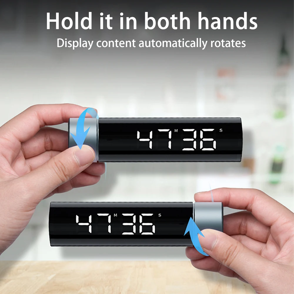 Магнитный цифровой таймер для кухни приготовления пищи душа учебы секундомер