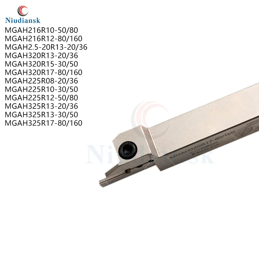 

MGAH216R10-50/80 MGAH2.5-20R13-20/36 CNC Lathe Grooving Turning Tool MGAH320R15 Slotting Tool Holder MGAH225R12 MGAH325R17-80/16