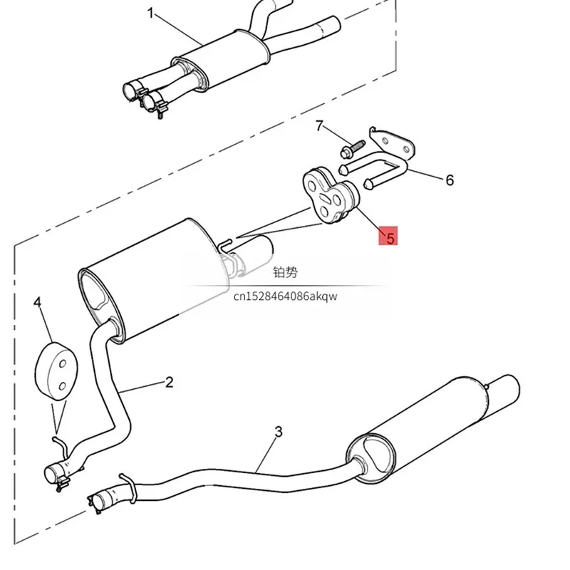 Автомобильный кронштейн для крепления выхлопной трубы 2008 jag uarXE XJ XJF XF глушитель