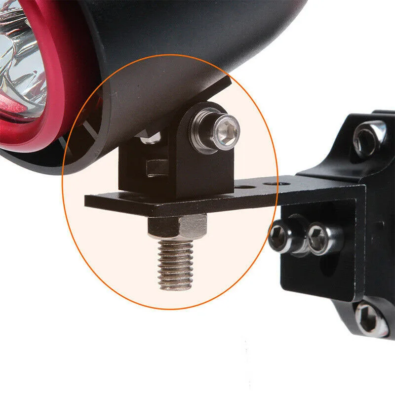 

Motorcycle Headlight Expansion Mounting Bracket Lamp Holder Clamp-Black