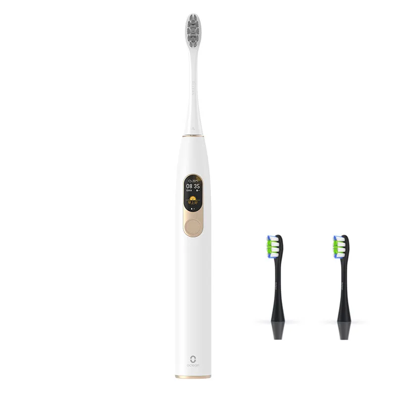 add type 4 11 Mijia Oclean X sonic электрическая зубная щетка с 8 головками модернизированная Водонепроницаемая ультра звуковая автоматическая зубная щетка перезаряжаемая через USB - Цвет: add type 4