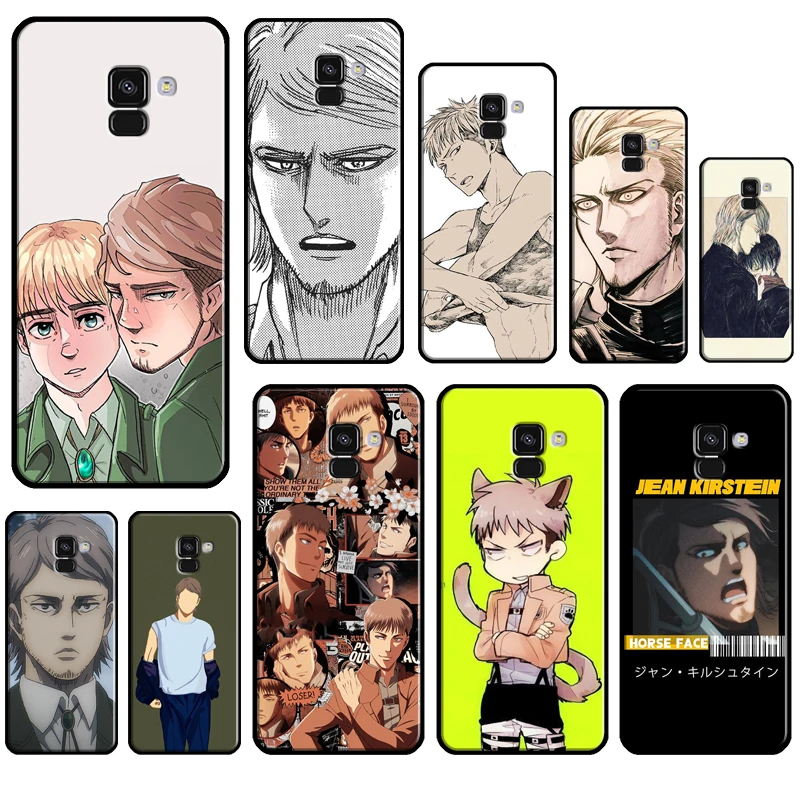 Attack on Titan Jean Kirstein Phone Case For Samsung J7 J3 J5 2017 A3 A5 J1 2016 J4 J6 A6 A8 Plus A7 A9 J8 2018 Coque