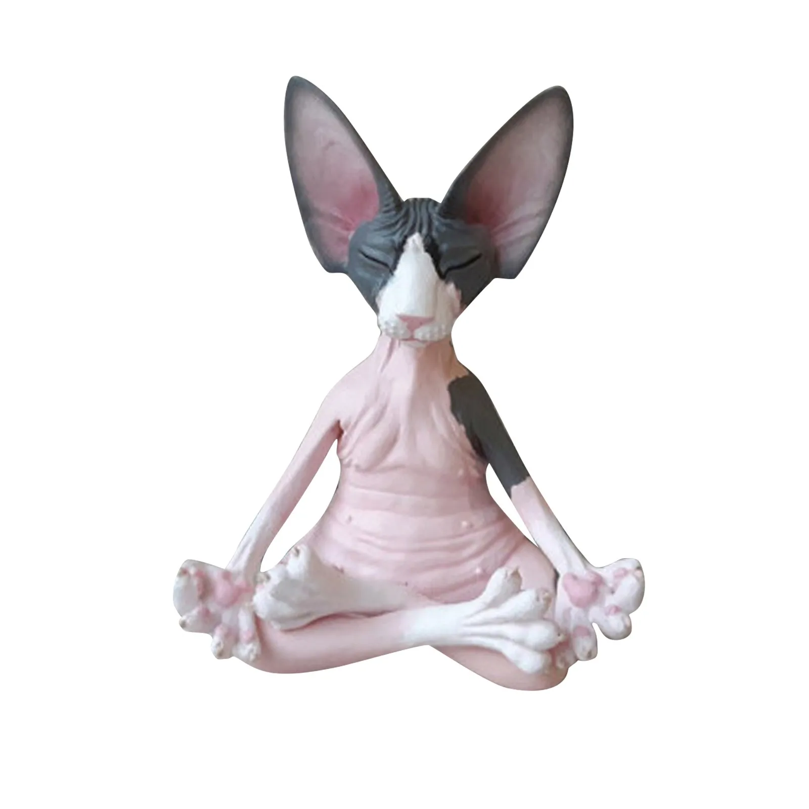

Creative Novelty Toy Sphynx Cat Meditate Collectible Figurines Miniature Handmade Decor For Children Gift Shipping From Europe