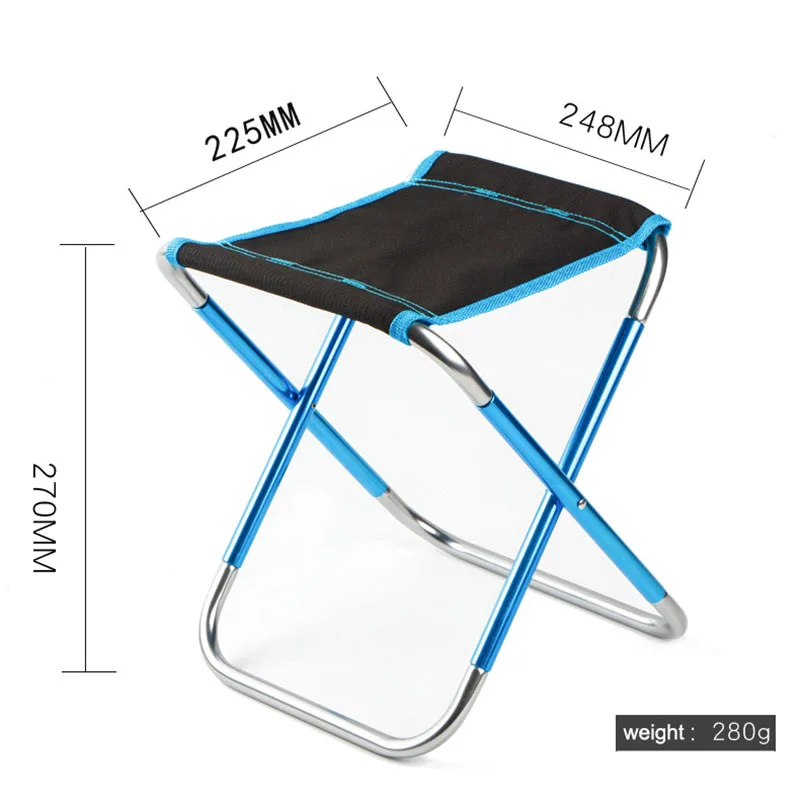 Кемпинг ткань Оксфорд складной стул для пикника рыбалки с сумкой легкий открытый