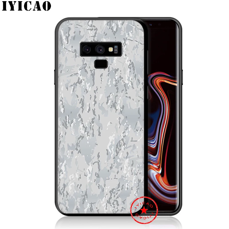 IYICAO Армейский Камуфляж узор мягкий чехол для телефона samsung Galaxy S10e S10 S9 S8 плюс S6 S7 Edge