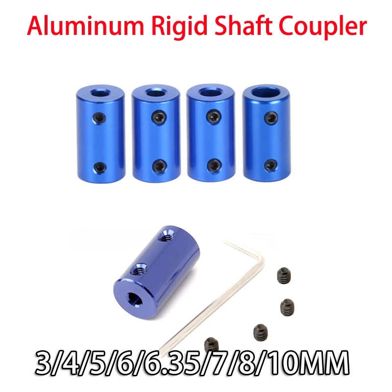 Муфта из алюминиевого сплава D14L25 с отверстием 3*4*5*6*6 35*7*8*10 мм 1 шт.