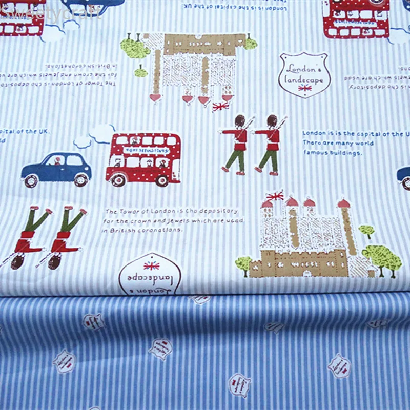 

160cmX10M Cartoon guard 100% Cotton Twill Fabric Patchwork Cloth,Sewing baby Bed Sheet Quilting Fat Quarters Material Fabric
