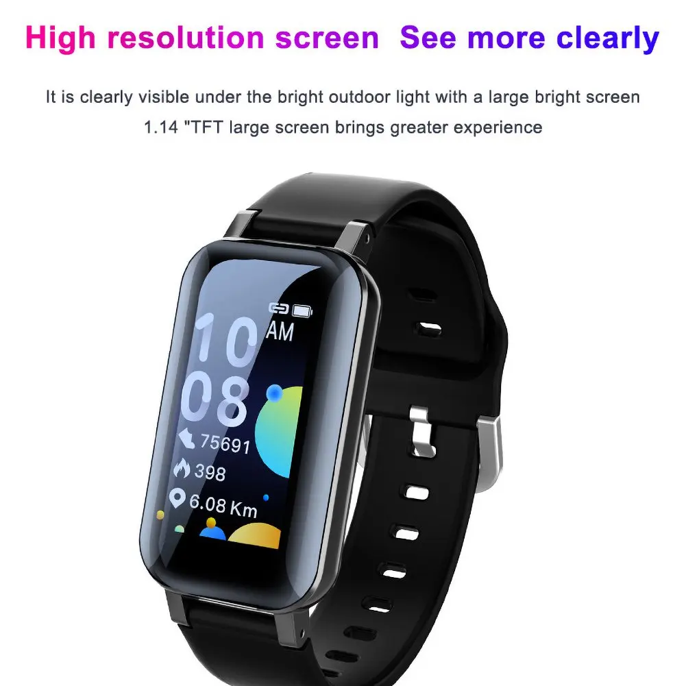 

T89 Smart Watch Binaural Sport Bracelet Wireless Bluetooth-compatible Headset Call Earphone Heart Rate Blood Pressure