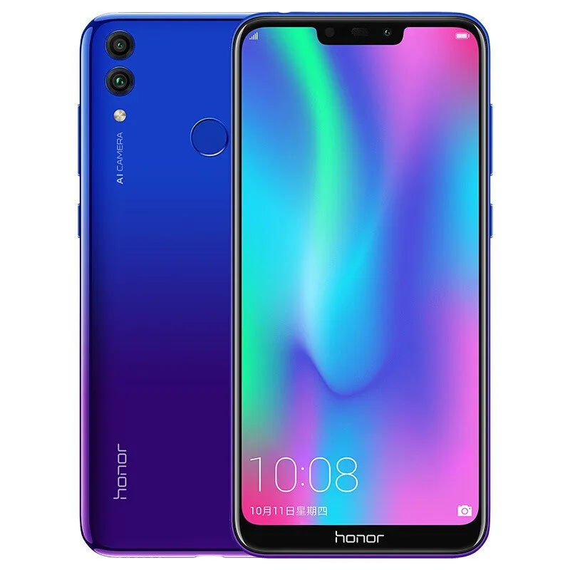 Смартфон Honor 8C Международная прошивка 4G LTE экран 6 26 дюйма Android 8 1 процессор Snapdragon 632