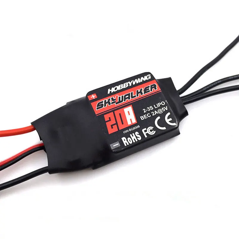 1 шт. Skywalker 20A 30A 40A 50A 60A 80A ESC контроллер скорости с UBEC для RC FPV Квадрокоптер самолет вертолет