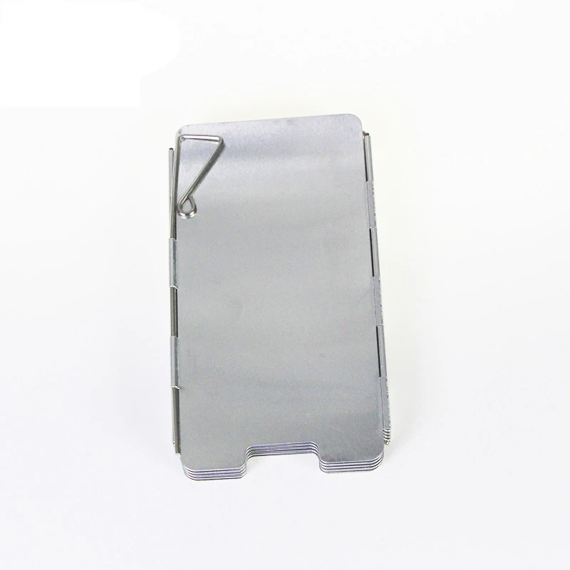 

Portable 9 plates stove wind shield folding outdoor picnic BBQ gas stove camping screen wind guard cookware free shipping