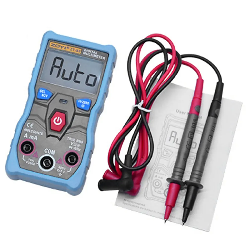 

ZT-S3 Instrumentation Fully Automatic Intelligent Gear Position Recognition Portable Pocket Mini Multimeter