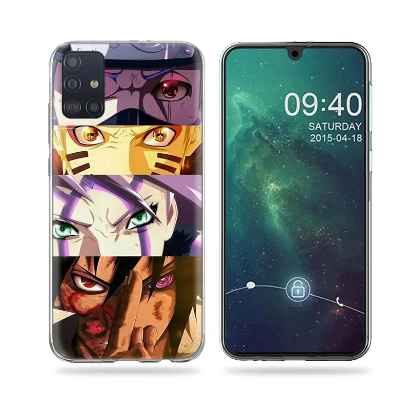 

Sasuke Uchiha Naruto Case For Samsung Galaxy A51 A71 A21s S20 Plus A01 A81 A91 A30 A30s A50s Note 10 Lite Casing Phone Coque Sac