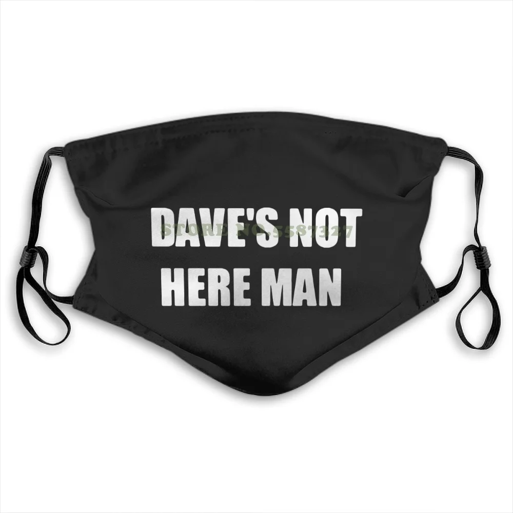 Маска для лица Dave'S Not Here мужчин и женщин смешная Веселая ретро-маска