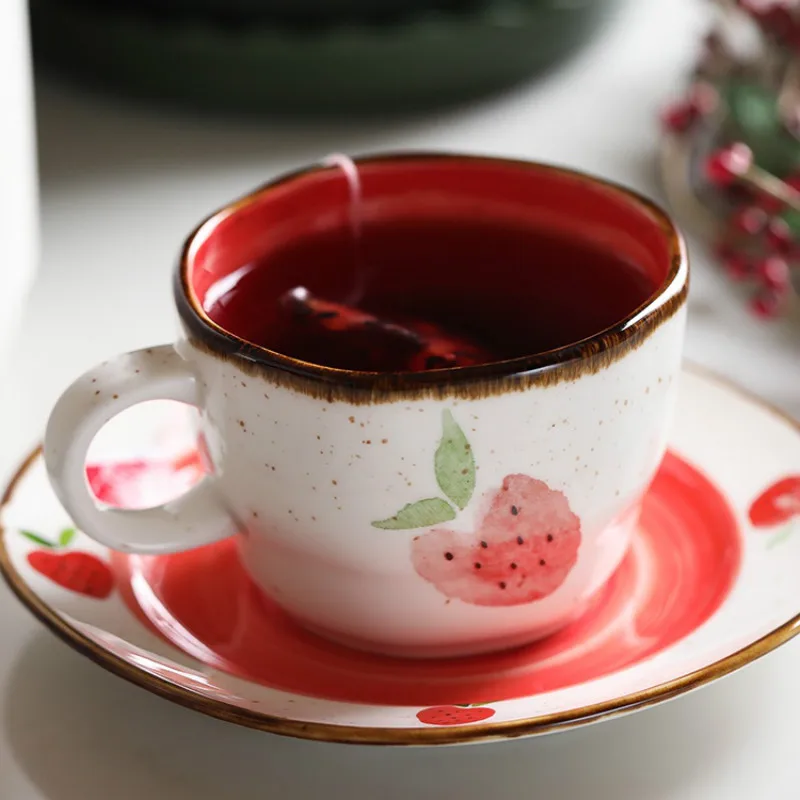 Высококачественная керамическая кофейная чашка ручной работы креативная