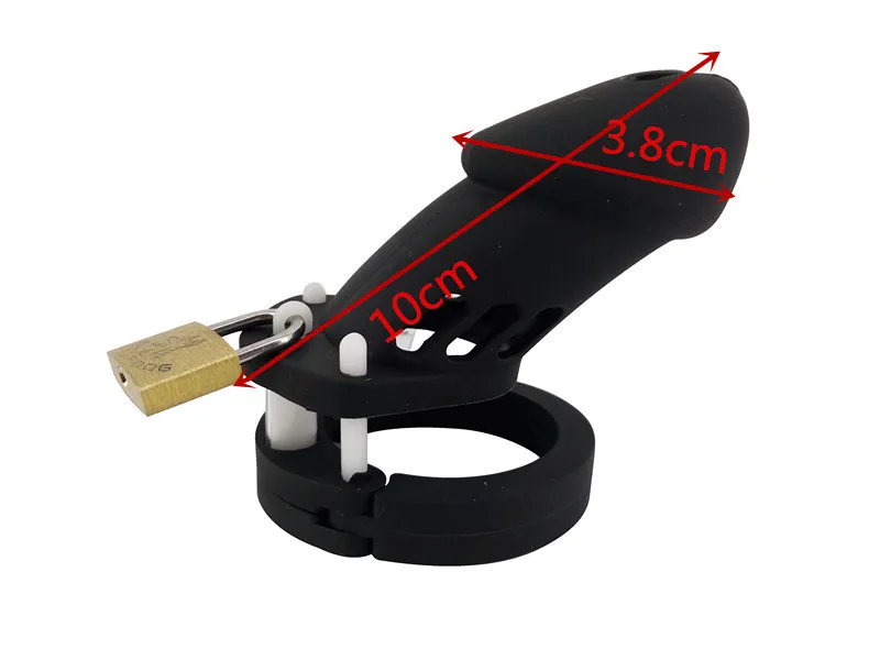 Black Long Only Degree Rode в скандинавском стиле силиконовый мужской пояс целомудрия Cb600 cynominium кольцо набор J клетка секс-товары для взрослых - Цвет: Black Long