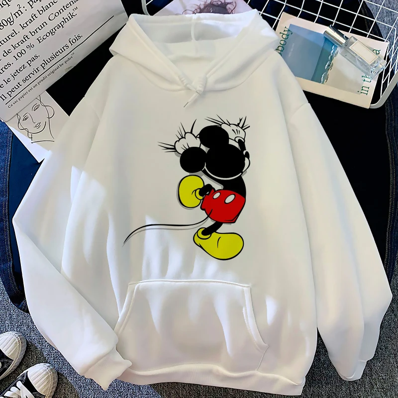 

Disney Минни Мышь Kawaii аниме забавные толстовки унисекс Для женщин очаровательные комбинезоны с рисунком «Микки Маус» Мышь манга графическое Т...