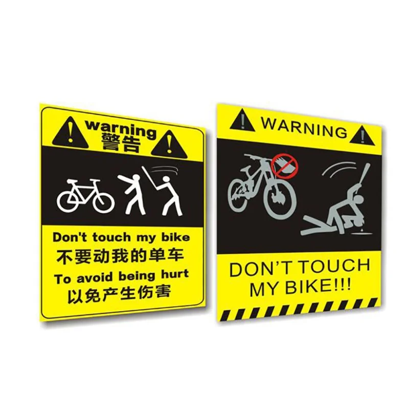 

HOT Bicycle Warning Sticker Fashion Style Graffiti Sticker Waterproof Cycling Bike Road Sticker